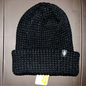 FP Movement by Free People Black Knit Cuff Hat
